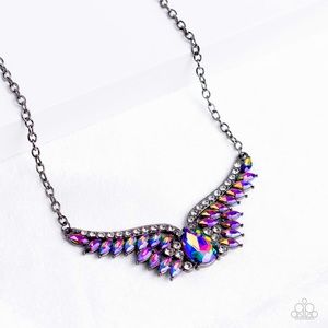 Empire Angel Oil Spill Necklace